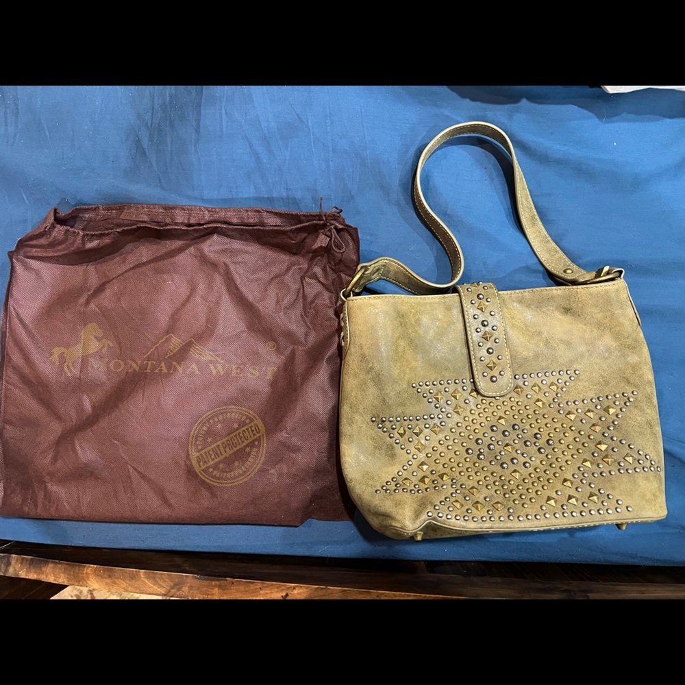 Montana West Olive Concealed Carry Purse